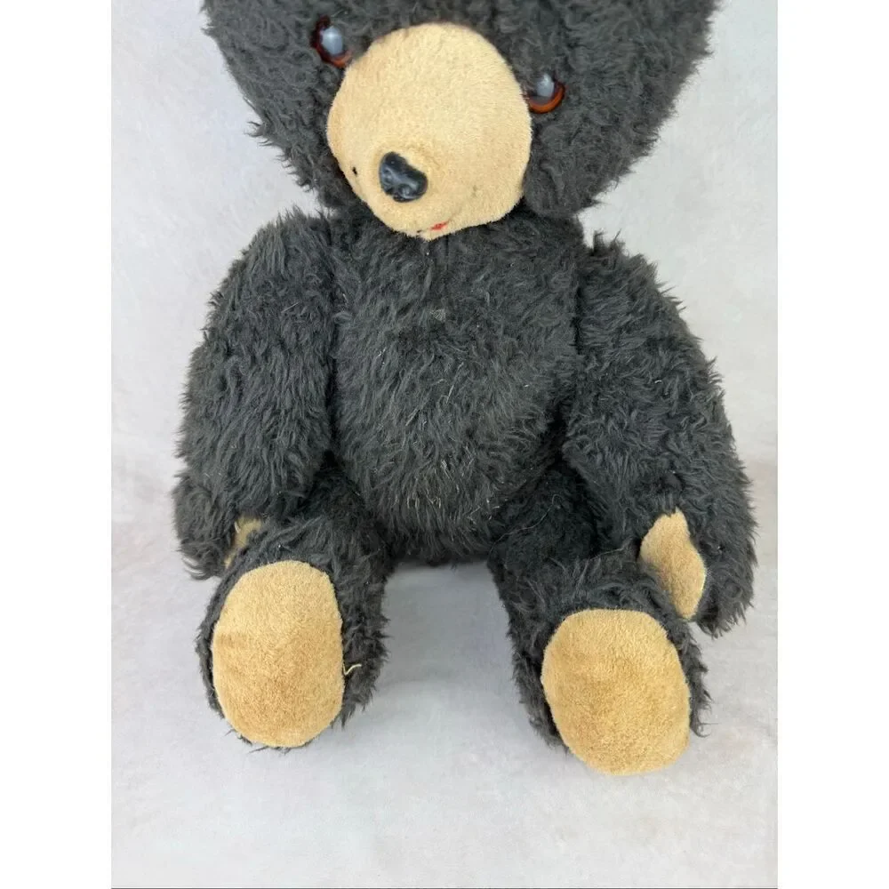 Vintage 1940s Teddy Bear Well Loved Moving Limbs Large